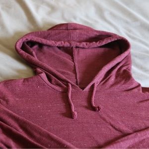PacSun Maroon Light Weight Gym Hoodie